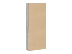 Estantería madera ingeniería gris Sonoma 80x30x189cm