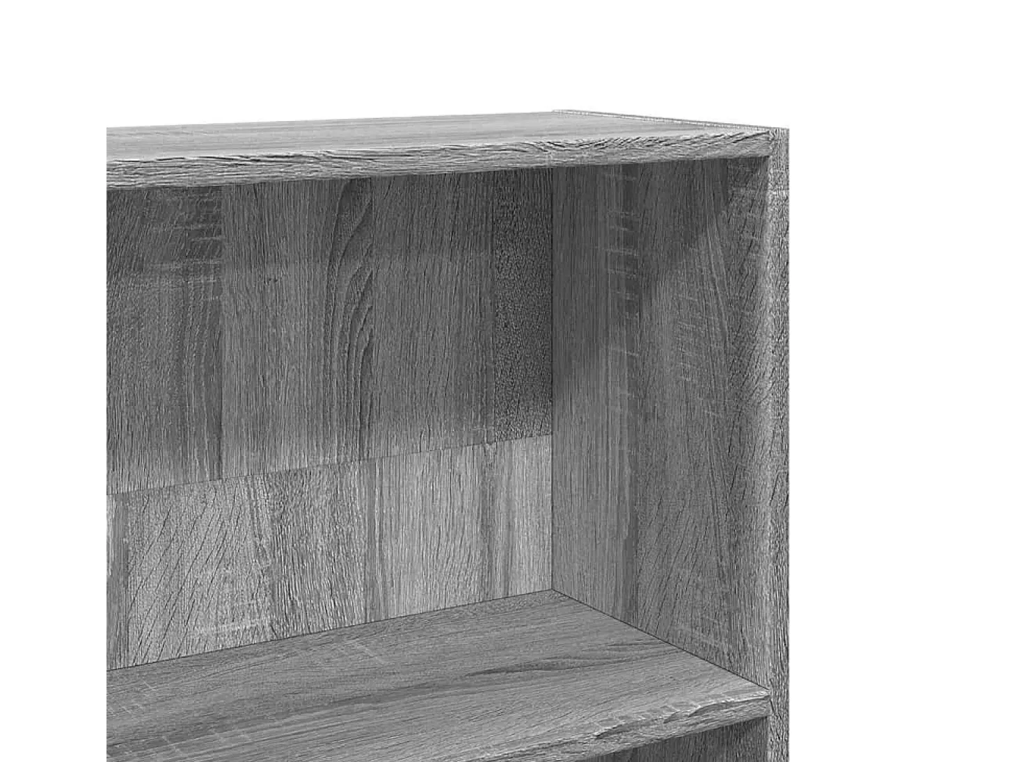 Estantería madera ingeniería gris Sonoma 80x30x189cm