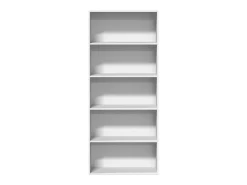 Estantería madera ingeniería blanca 80x30x189cm