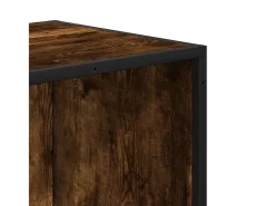 Estantería madera ingeniería color roble ahumado 40x35x107,5 cm