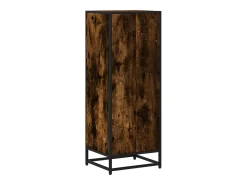Estantería madera ingeniería color roble ahumado 40x35x107,5 cm