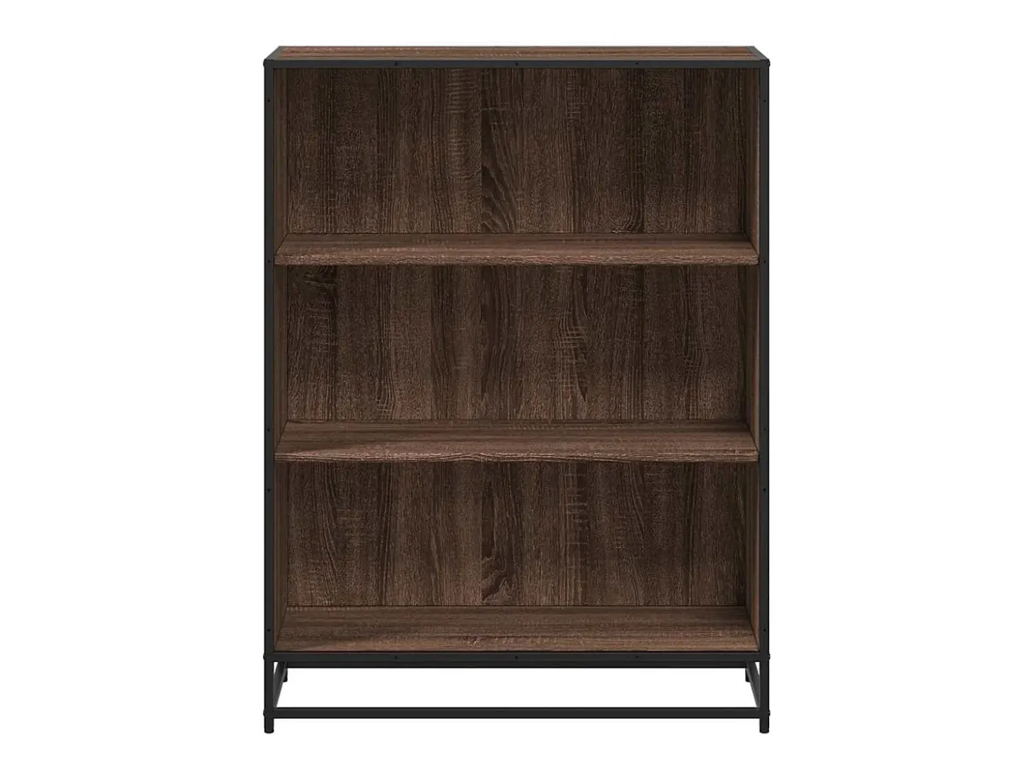 Estantería madera ingeniería roble marrón 80,5x35x107,5 cm