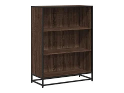 Estantería madera ingeniería roble marrón 80,5x35x107,5 cm