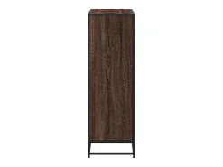 Estantería madera ingeniería roble marrón 80,5x35x107,5 cm