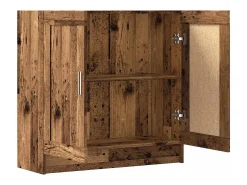 Estantería madera ingeniería madera envejecida 82,5x30,5x80 cm