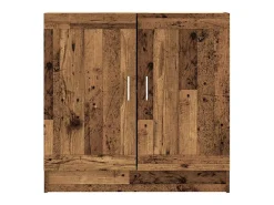 Estantería madera ingeniería madera envejecida 82,5x30,5x80 cm