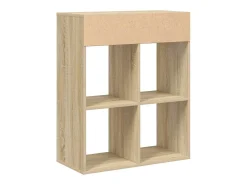Estantería madera ingeniería color roble 66x31x80 cm