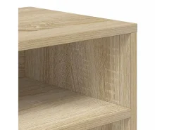 Estantería madera ingeniería color roble 66x31x80 cm