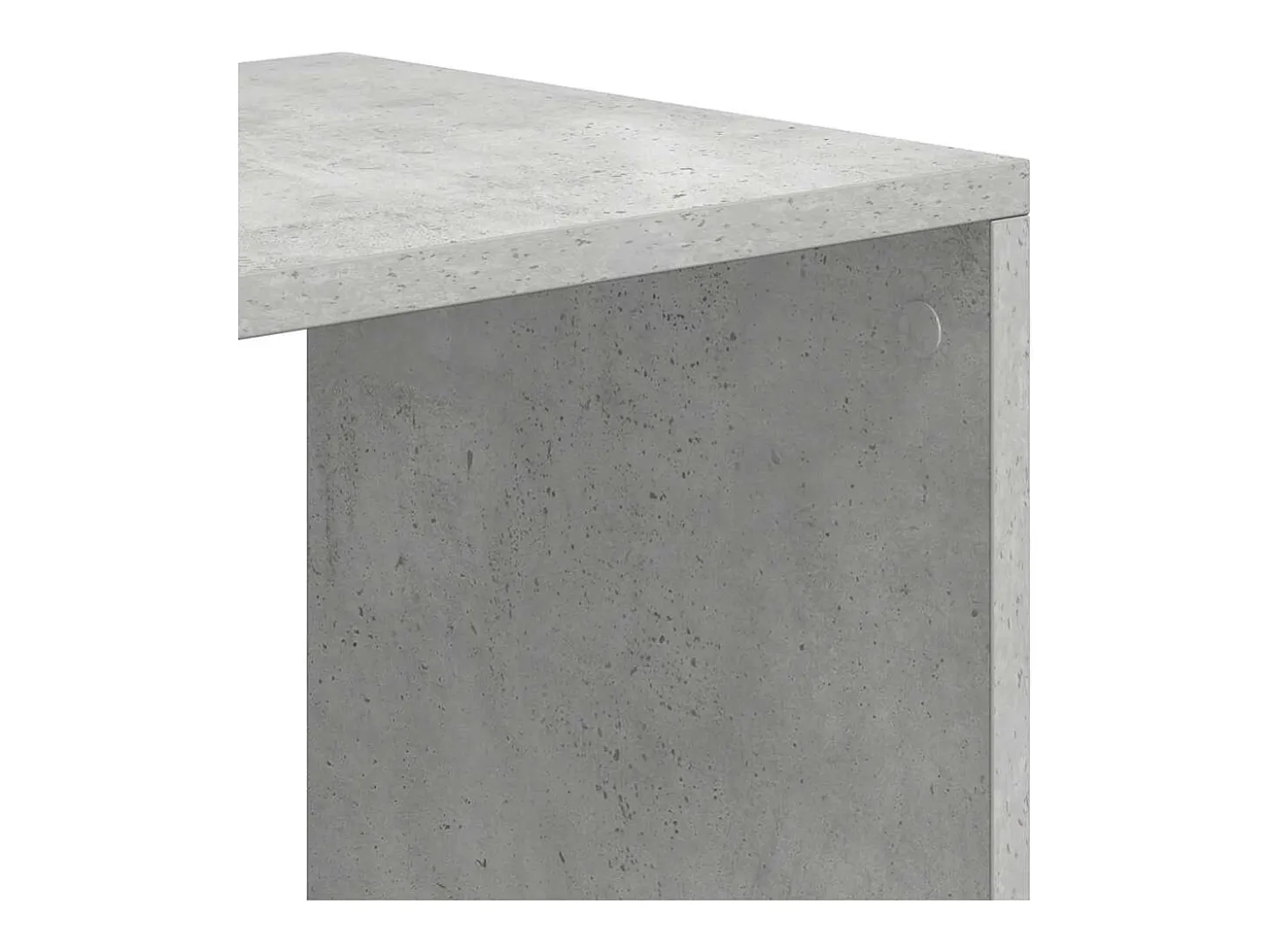 Estantería madera ingeniería gris hormigón 66x31x112 cm