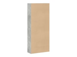 Estantería madera ingeniería gris hormigón 80x30x189cm