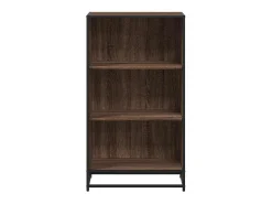 Estantería madera ingeniería roble marrón 60x35x107,5 cm