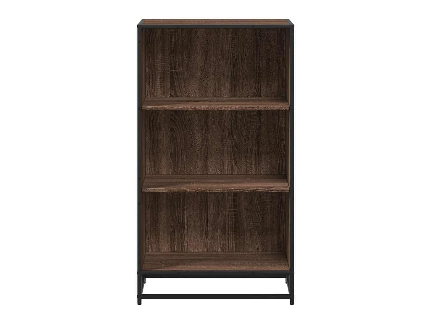 Estantería madera ingeniería roble marrón 60x35x107,5 cm
