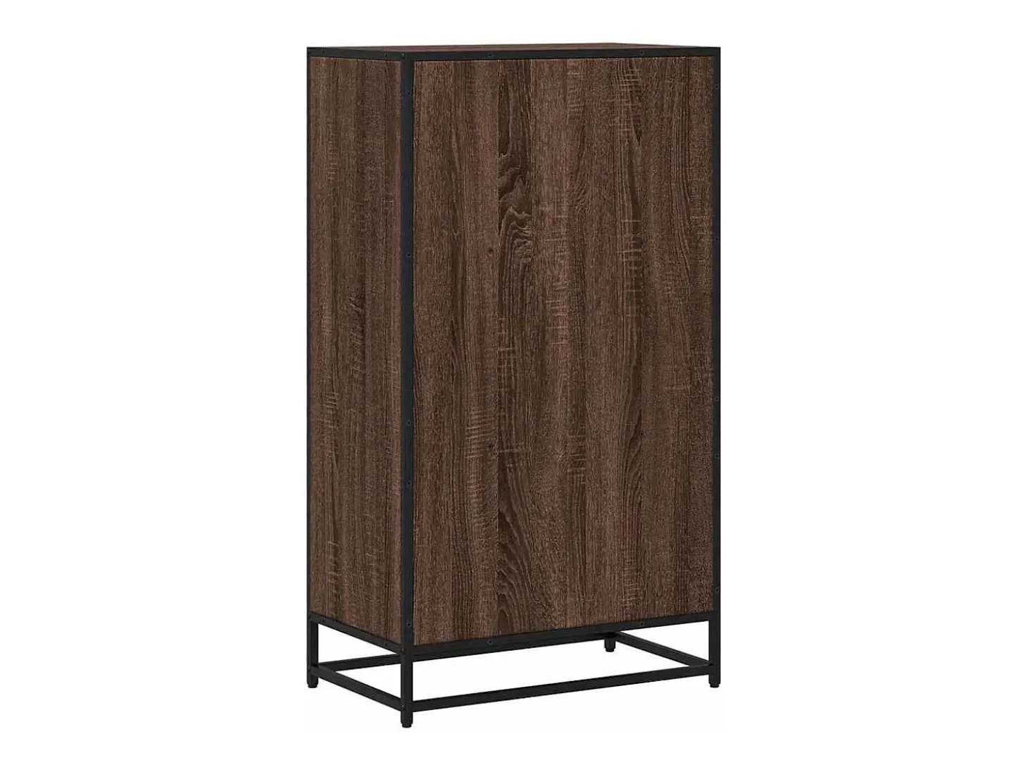 Estantería madera ingeniería roble marrón 60x35x107,5 cm
