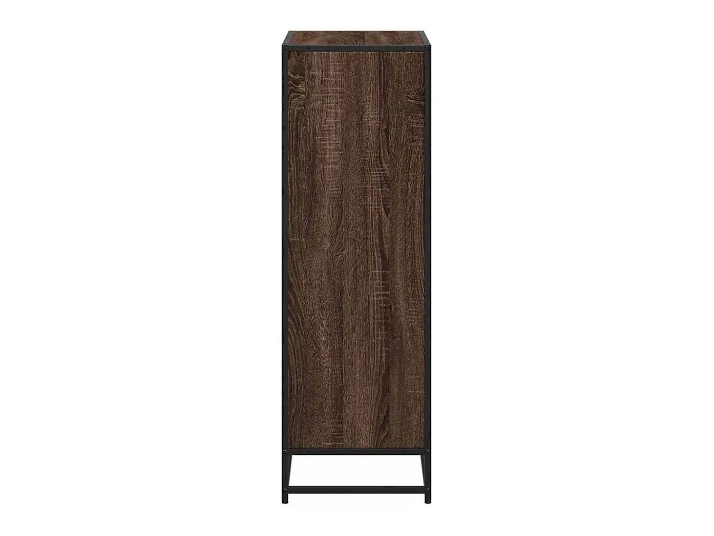 Estantería madera ingeniería roble marrón 60x35x107,5 cm
