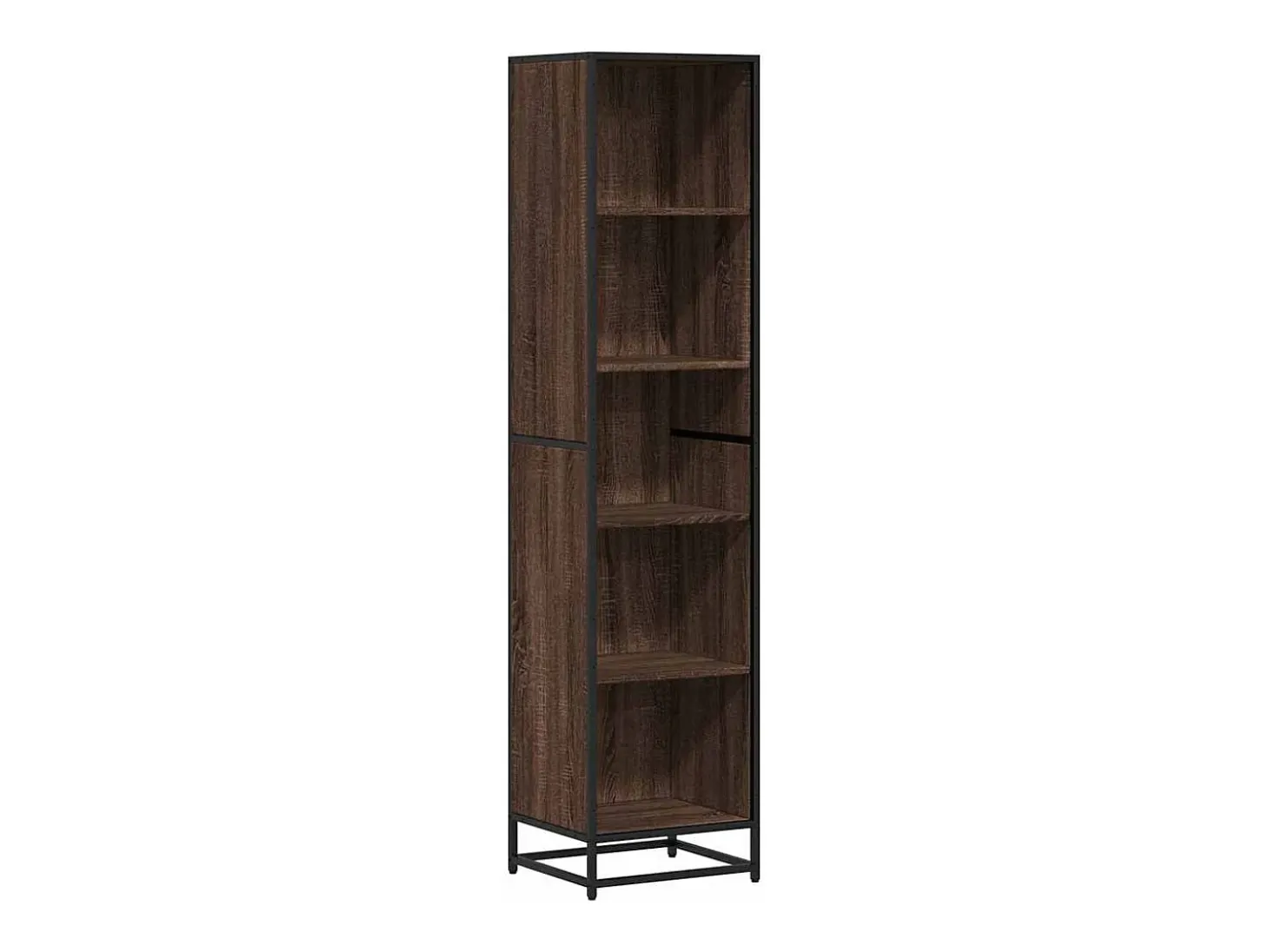 Estantería madera ingeniería roble marrón 40x35x170,5 cm