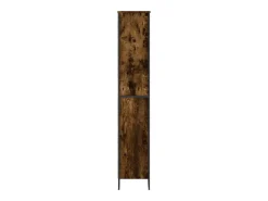 Estantería madera ingeniería color roble ahumado 80x31x169 cm