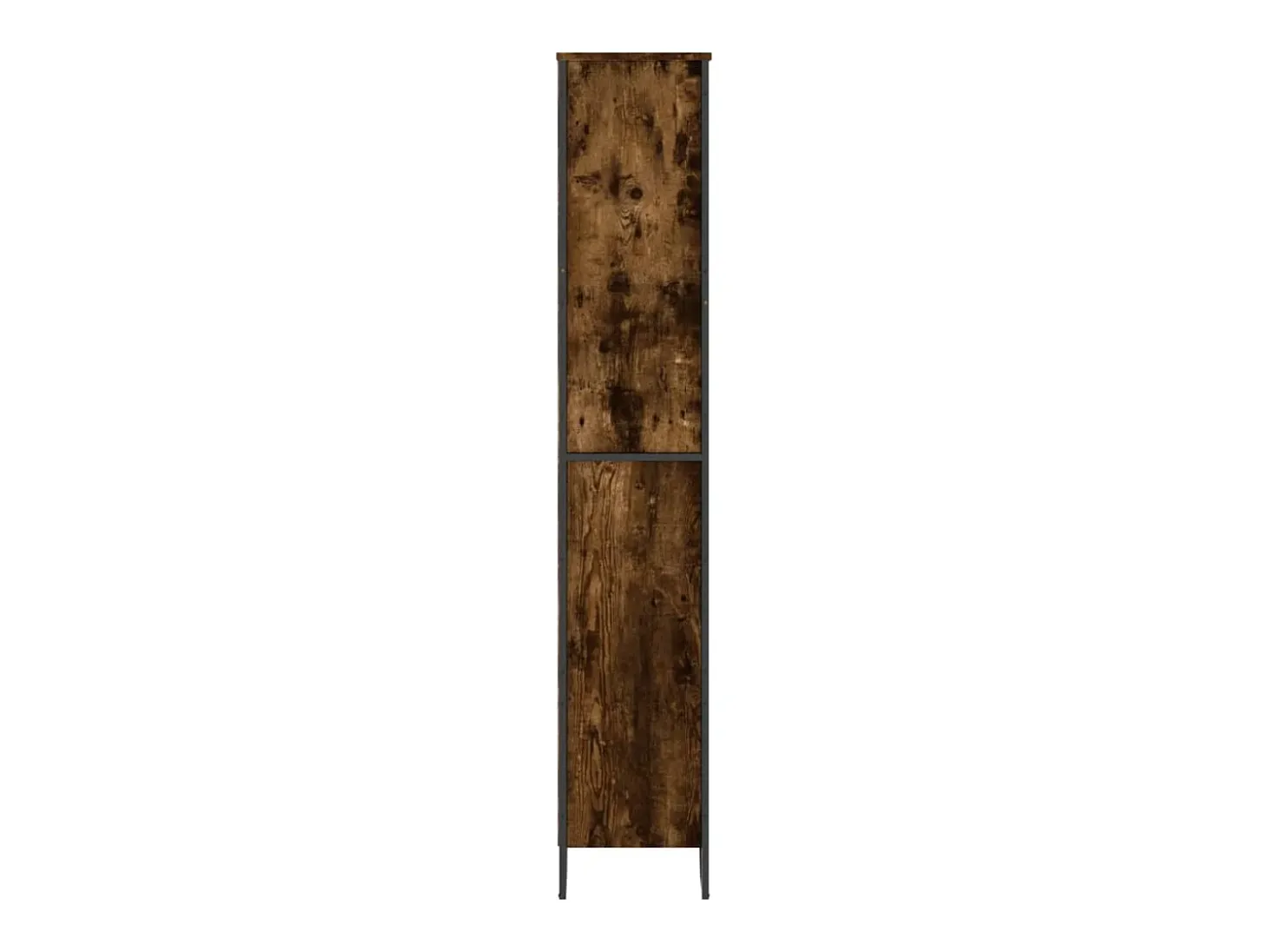 Estantería madera ingeniería color roble ahumado 80x31x169 cm