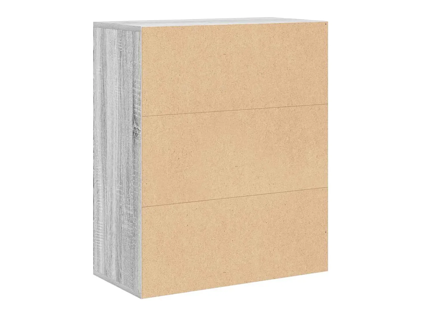 Estantería madera ingeniería gris sonoma 60x30x71,5 cm