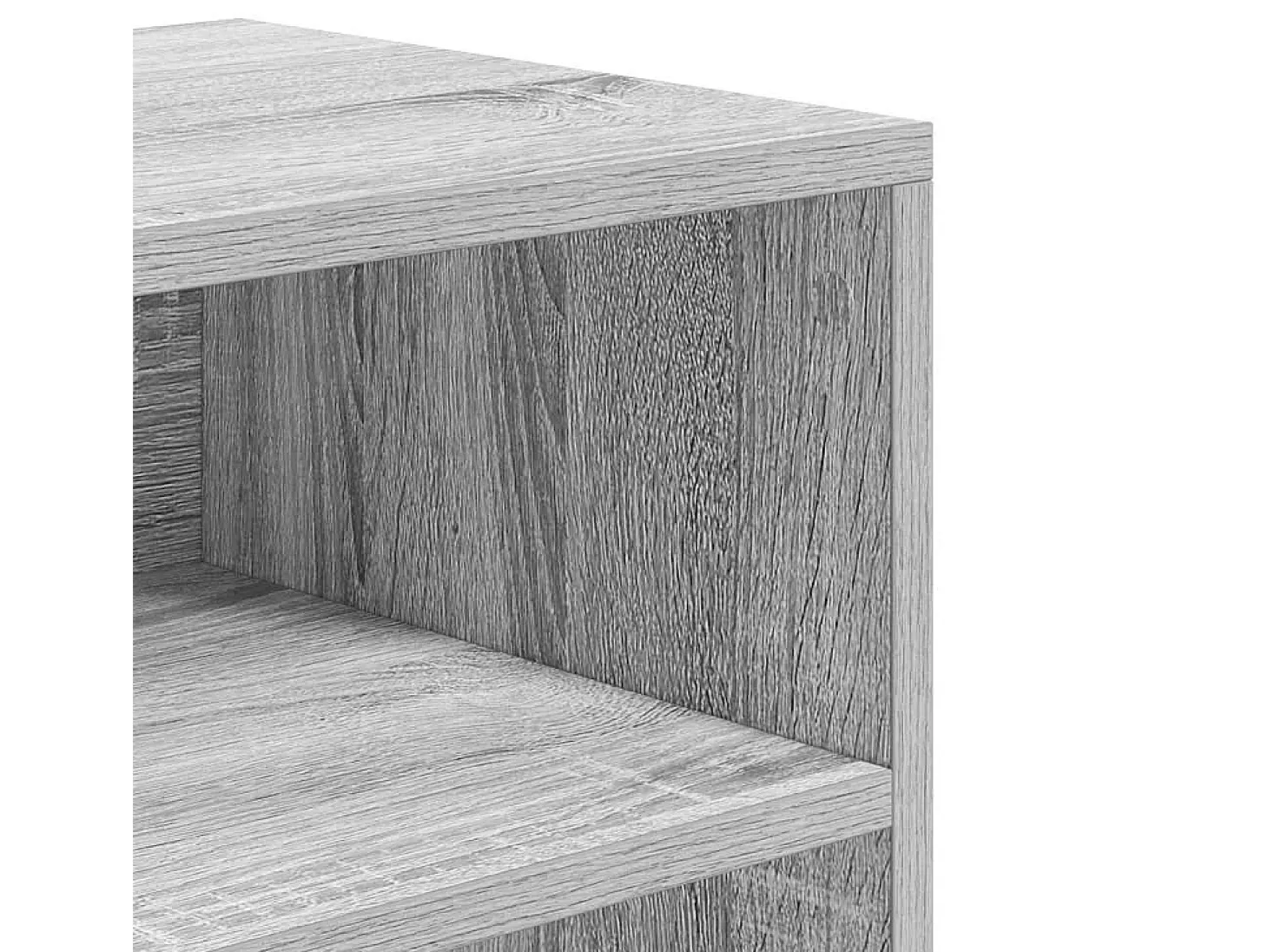 Estantería madera ingeniería gris sonoma 60x30x71,5 cm