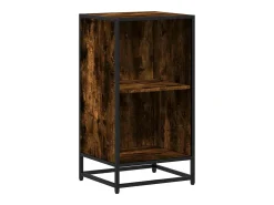 Estantería madera ingeniería color roble ahumado 40x35x76 cm