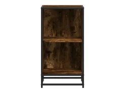Estantería madera ingeniería color roble ahumado 40x35x76 cm