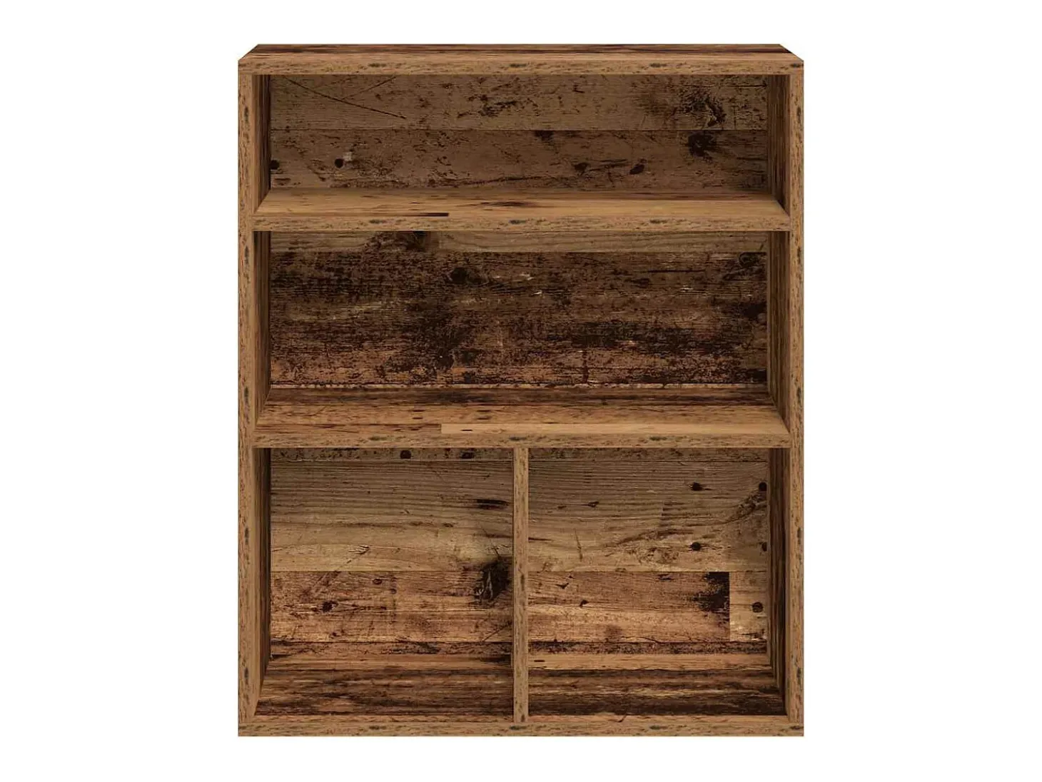 Estantería madera ingeniería madera envejecida 60x30x71,5 cm