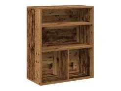 Estantería madera ingeniería madera envejecida 60x30x71,5 cm