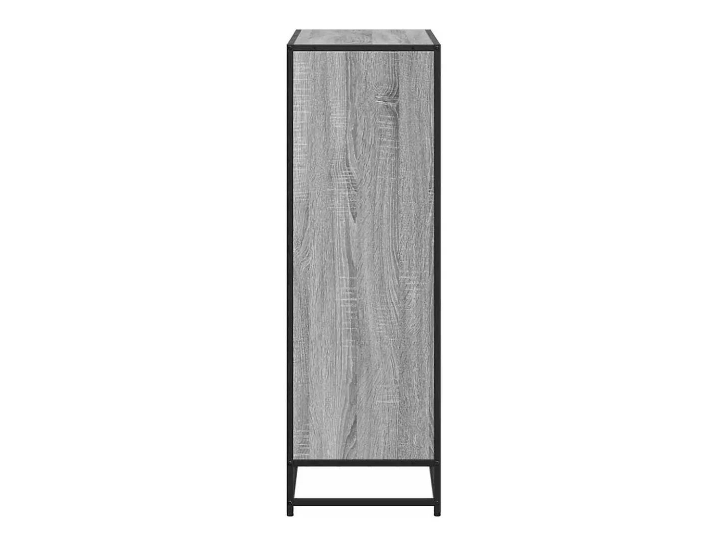 Estantería madera ingeniería gris sonoma 80,5x35x107,5 cm