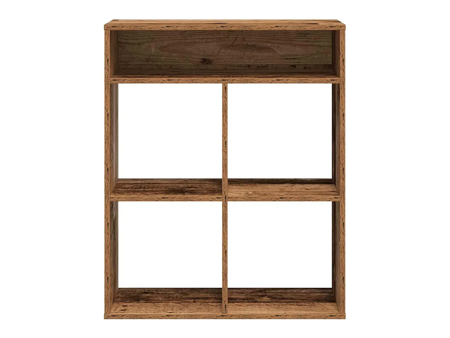 Estantería madera ingeniería madera envejecida 66x31x80 cm