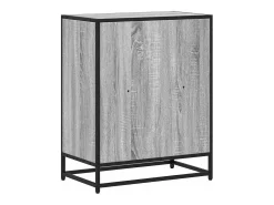 Estantería madera ingeniería gris sonoma 60x35x76 cm