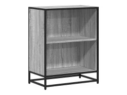 Estantería madera ingeniería gris sonoma 60x35x76 cm