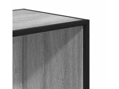 Estantería madera ingeniería gris sonoma 60x35x76 cm