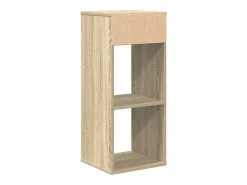 Estantería madera ingeniería color roble 34x31x80 cm