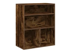 Estantería madera ingeniería color roble ahumado 60x30x71,5 cm