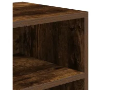 Estantería madera ingeniería color roble ahumado 60x30x71,5 cm