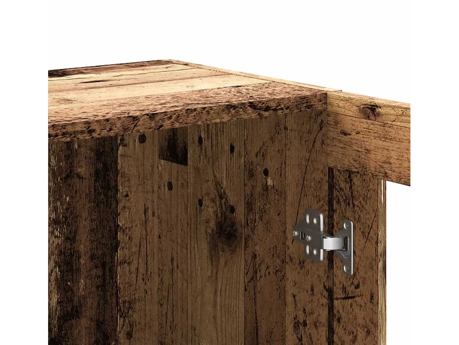 Estantería madera ingeniería madera envejecida 82,5x30,5x80 cm