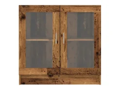 Estantería madera ingeniería madera envejecida 82,5x30,5x80 cm