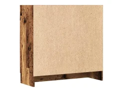 Estantería madera ingeniería madera envejecida 82,5x30,5x80 cm