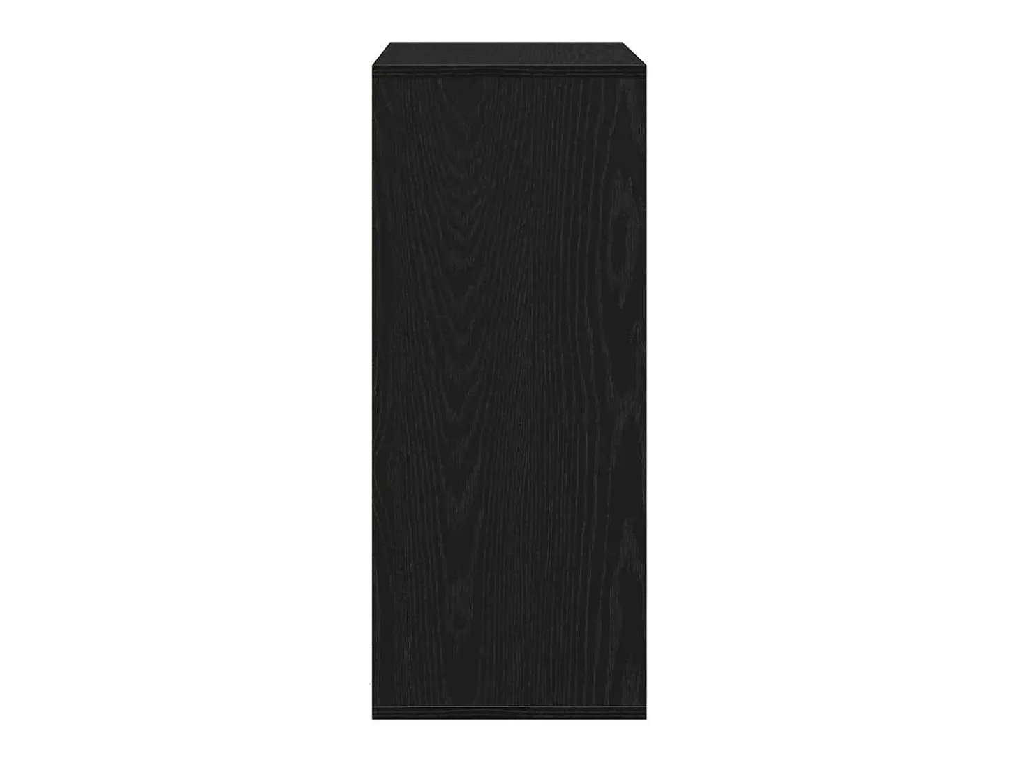 Estantería madera ingeniería negra 60x30x71,5 cm