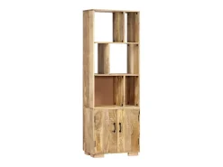 Estantería madera maciza de mango 60x35x180 cm