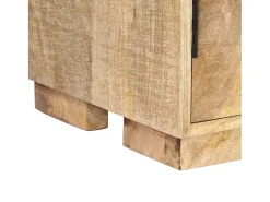 Estantería madera maciza de mango 60x35x180 cm