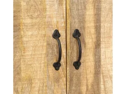 Estantería madera maciza de mango 60x35x180 cm