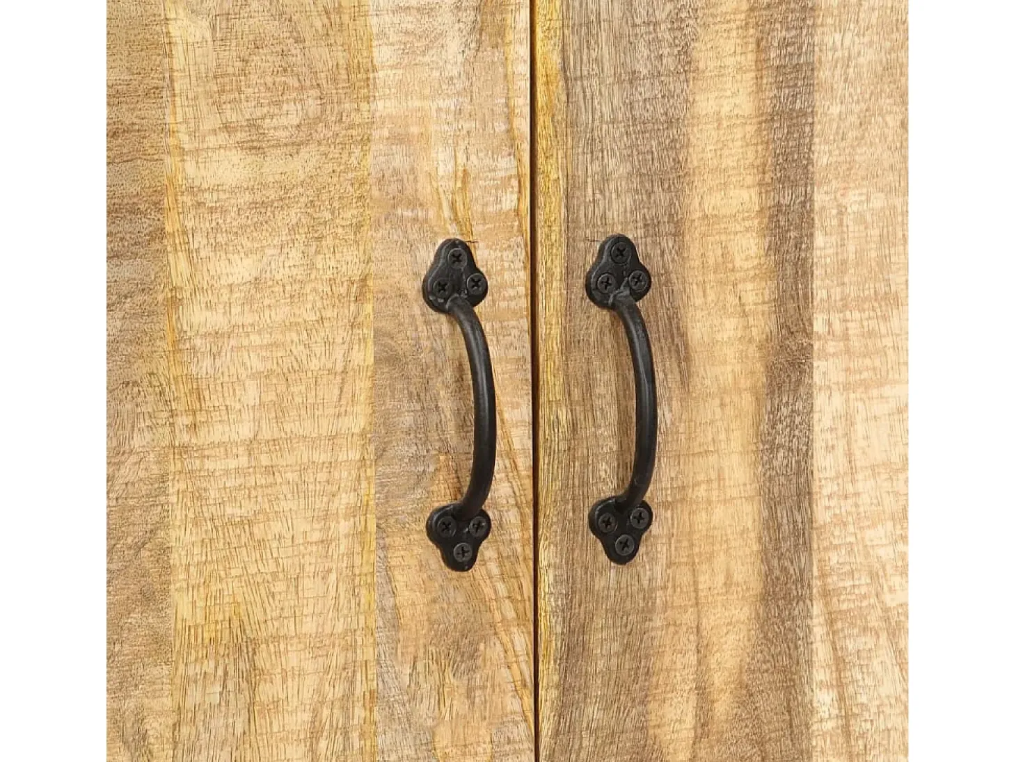 Estantería madera maciza de mango 60x35x180 cm