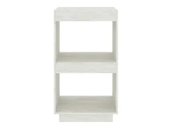 Estantería madera maciza de pino blanca 40x35x71 cm