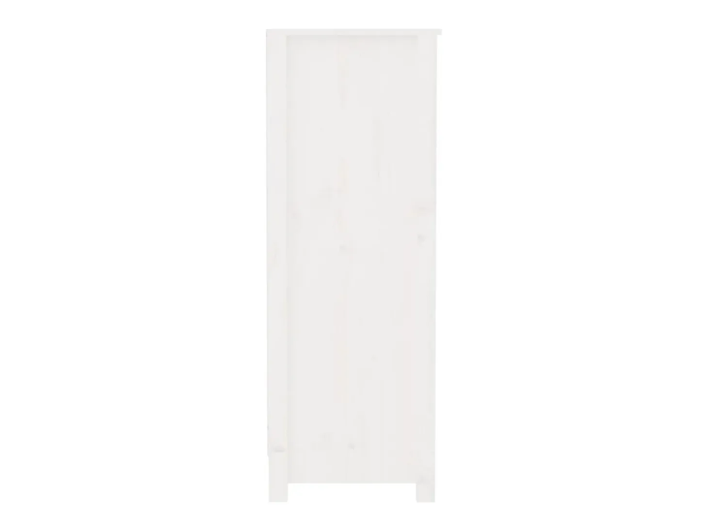 Estantería madera maciza de pino blanca 80x35x97 cm