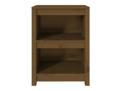Estantería madera maciza de pino marrón miel 50x35x68 cm