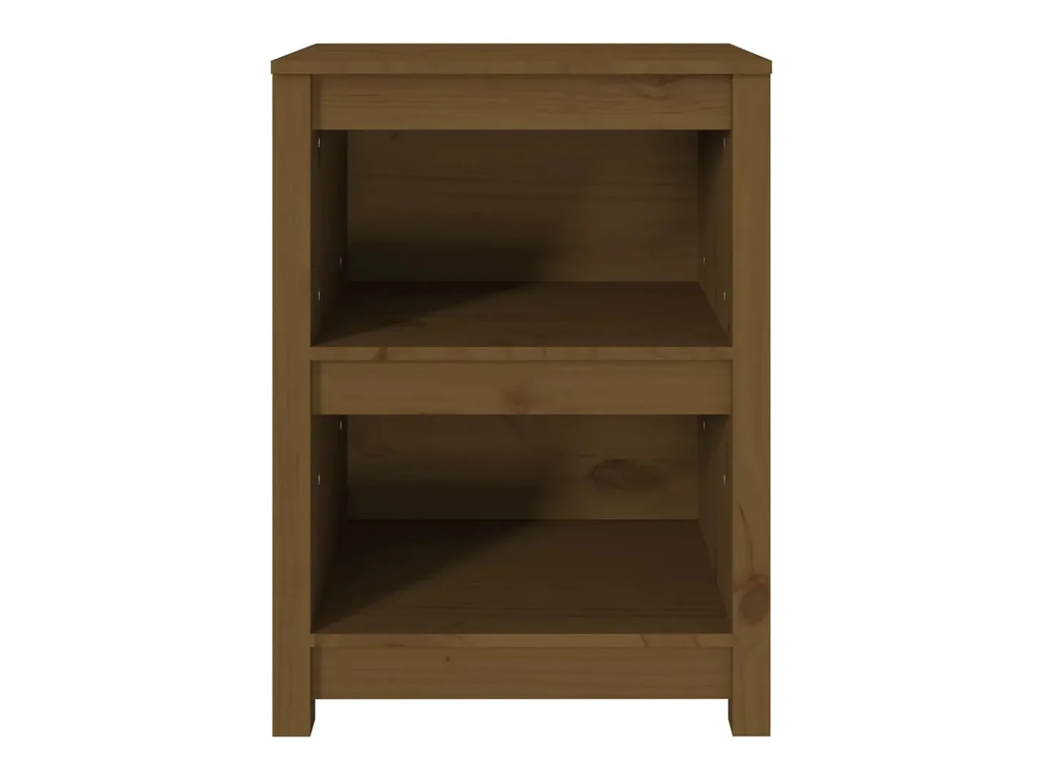 Estantería madera maciza de pino marrón miel 50x35x68 cm