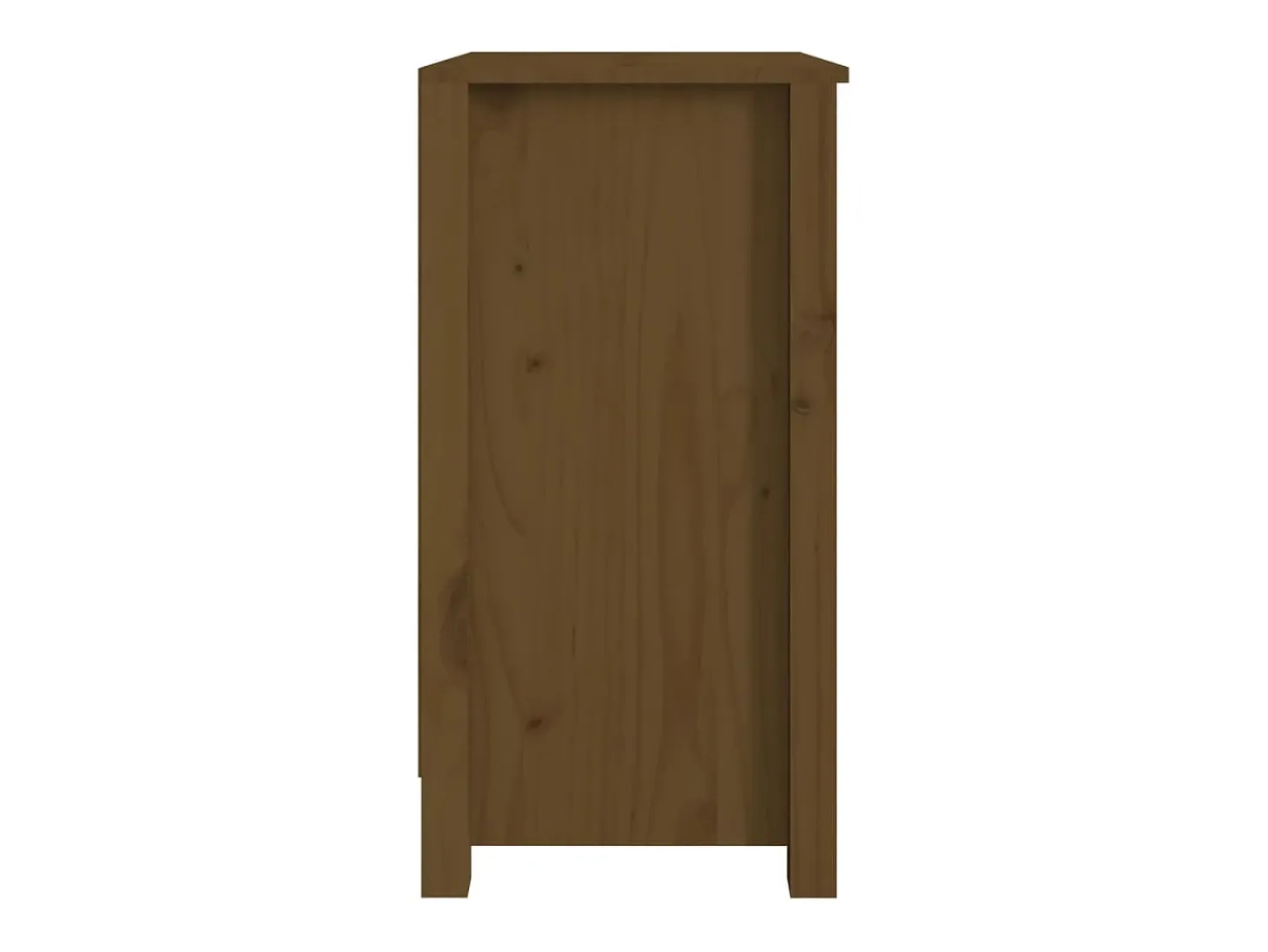 Estantería madera maciza de pino marrón miel 50x35x68 cm