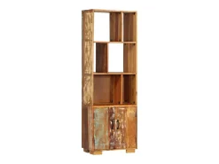 Estantería madera maciza reciclada 60x35x180 cm