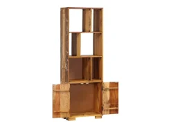 Estantería madera maciza reciclada 60x35x180 cm
